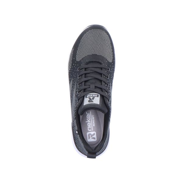 Rieker EVOLUTION Textile Women's shoes | 40106 - Black | Free Delivery