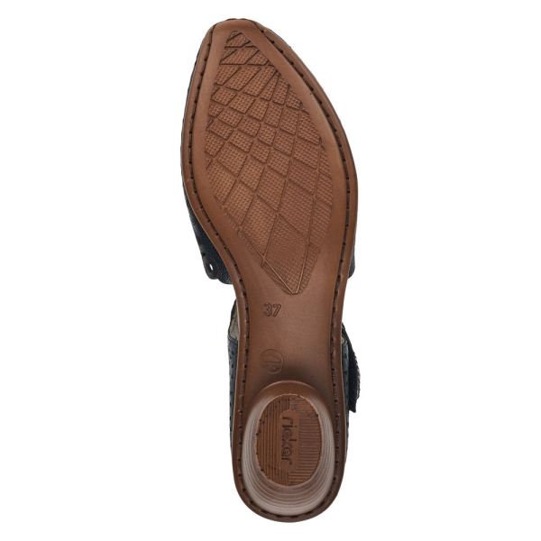 Rieker Women's shoes | Style 43753 Dress Open Shank - Black | Free Delivery