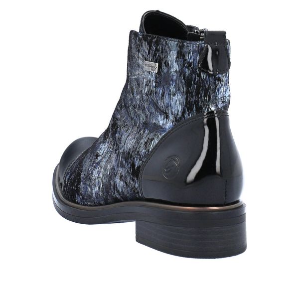 Remonte Suede Leather Women's mid height boots| D8383 Mid-height Boots - Blue Combination | Free Delivery