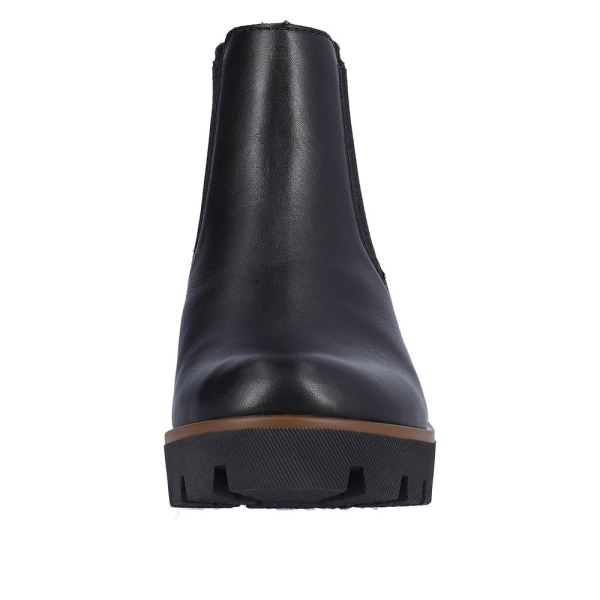 Rieker Synthetic Material Women's short boots | 79265 Ankle Boots - Jet Black | Free Delivery