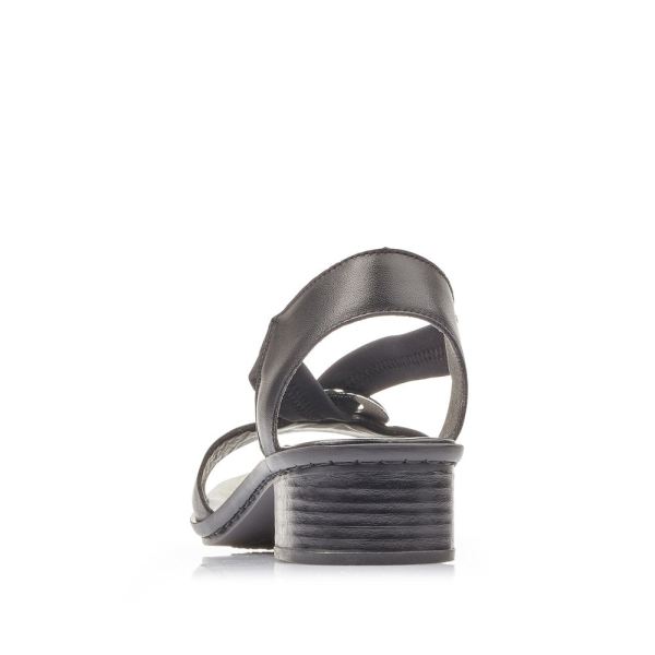 Rieker Women's sandals | Style 62662 Dress Sandal - Black | Free Delivery