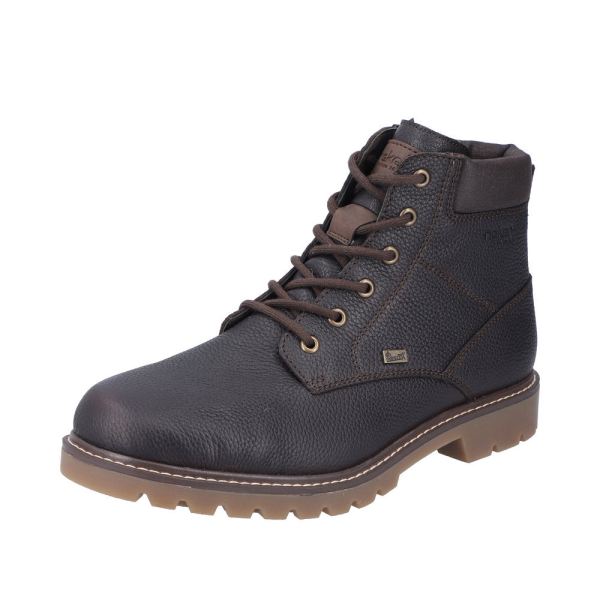 Rieker Leather Men's Boots| 38842 Ankle Boots - Brown | Free Delivery