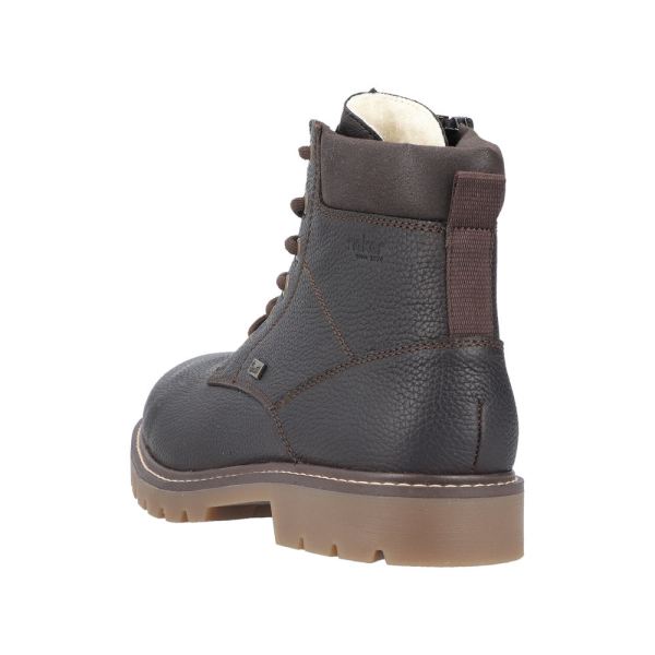 Rieker Leather Men's Boots| 38842 Ankle Boots - Brown | Free Delivery