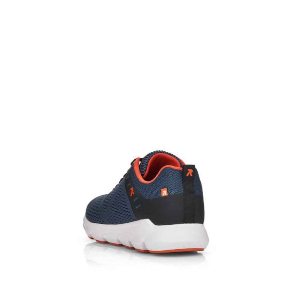 Rieker EVOLUTION Men's shoes | Style 07806 Athletic Lace-up - Blue | Free Delivery