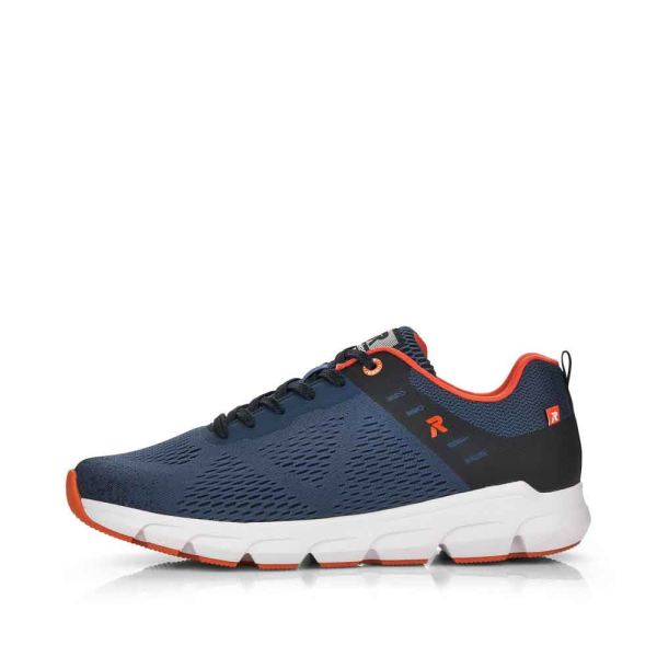 Rieker EVOLUTION Men's shoes | Style 07806 Athletic Lace-up - Blue | Free Delivery