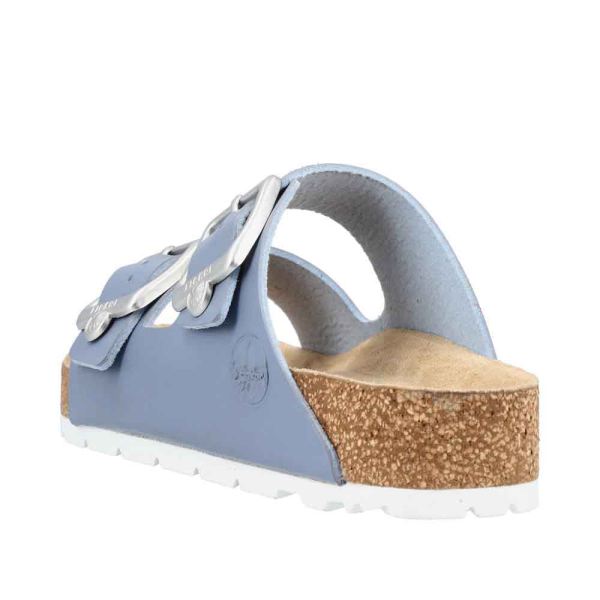 Rieker Women's sandals | Style 69384 Casual Mule - Blue | Free Delivery