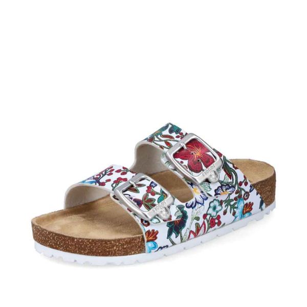 Rieker Women's sandals | Style 69384 Casual Mule - Multi | Free Delivery