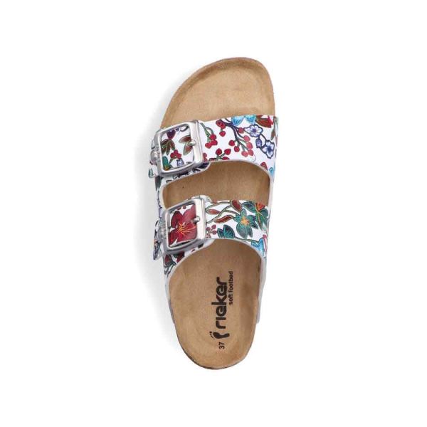 Rieker Women's sandals | Style 69384 Casual Mule - Multi | Free Delivery