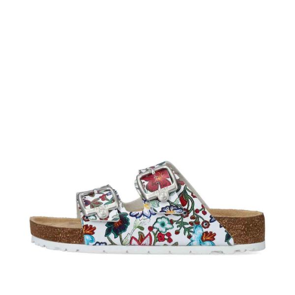 Rieker Women's sandals | Style 69384 Casual Mule - Multi | Free Delivery