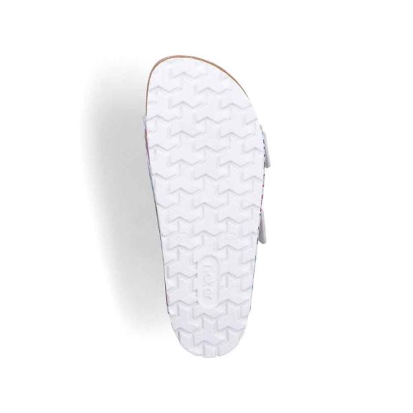 Rieker Women's sandals | Style 69384 Casual Mule - Multi | Free Delivery
