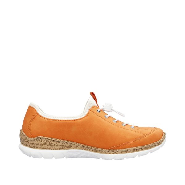 Rieker Women's shoes | Style N4263 Athletic Slip-on - Orange | Free Delivery