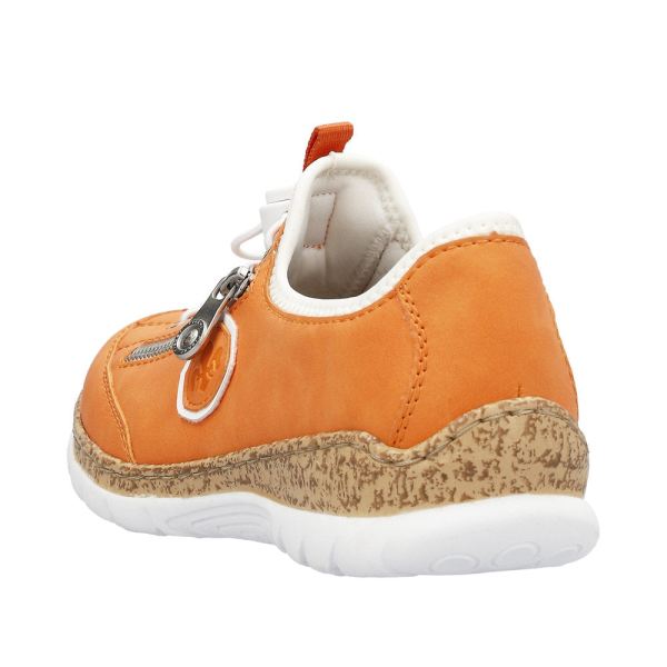 Rieker Women's shoes | Style N4263 Athletic Slip-on - Orange | Free Delivery
