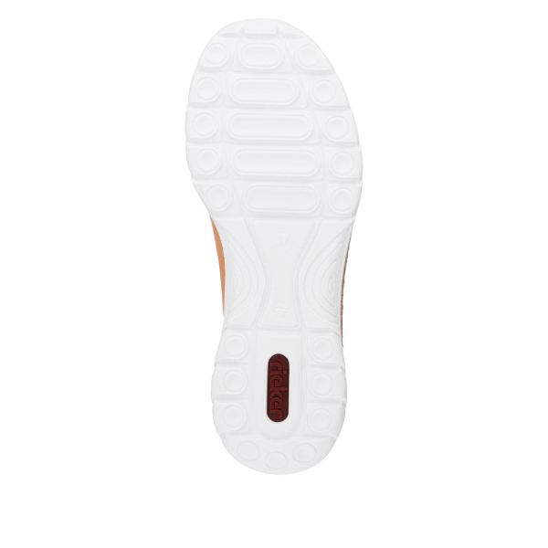 Rieker Women's shoes | Style N4263 Athletic Slip-on - Orange | Free Delivery
