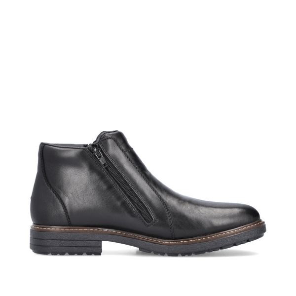Rieker Leather Men's boots| 33160 Ankle Boots - Black | Free Delivery