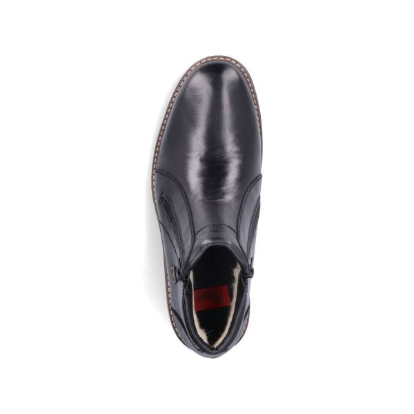 Rieker Leather Men's boots| 33160 Ankle Boots - Black | Free Delivery