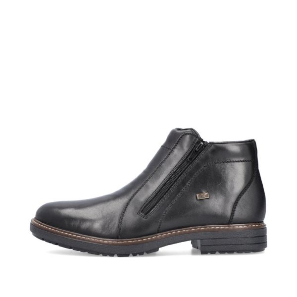 Rieker Leather Men's boots| 33160 Ankle Boots - Black | Free Delivery