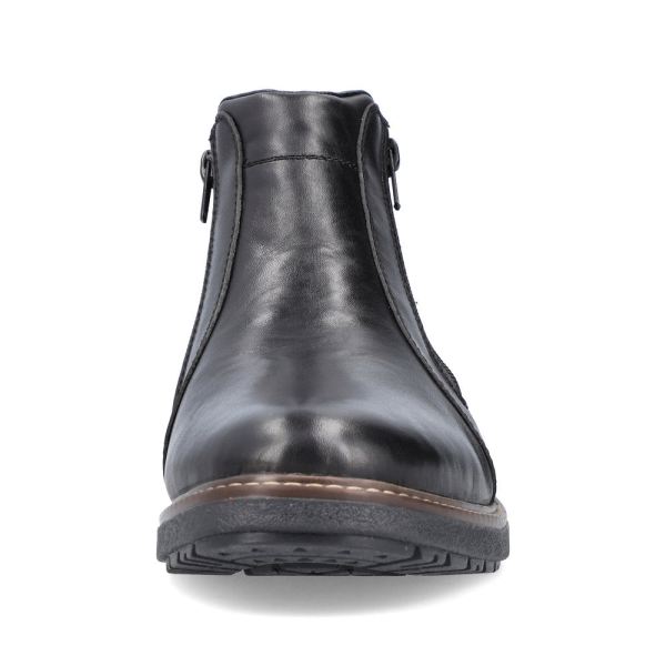 Rieker Leather Men's boots| 33160 Ankle Boots - Black | Free Delivery