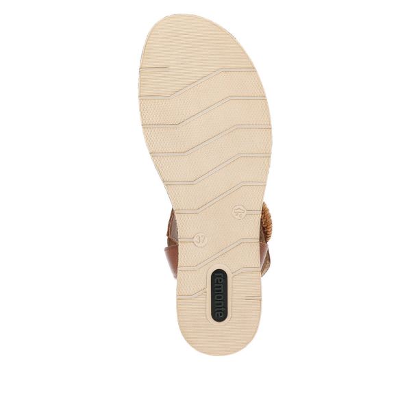Remonte Women's sandals | Style D3067 Dress Sandal - Brown Combination | Free Delivery
