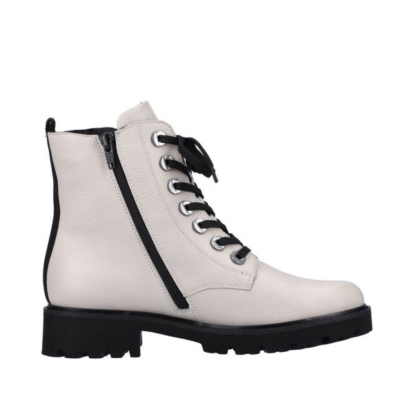 Remonte Leather Women's mid height boots| D8671 Mid-height Boots - White | Free Delivery