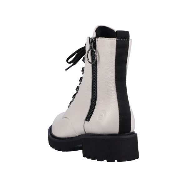 Remonte Leather Women's mid height boots| D8671 Mid-height Boots - White | Free Delivery
