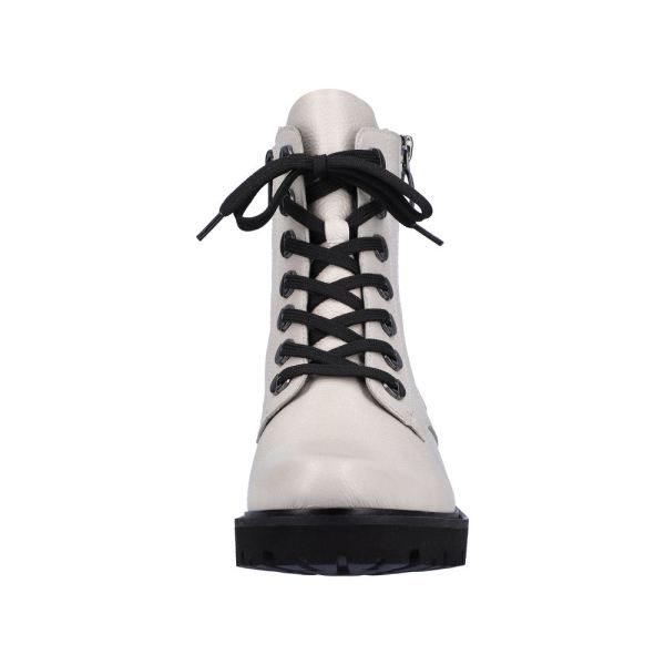 Remonte Leather Women's mid height boots| D8671 Mid-height Boots - White | Free Delivery