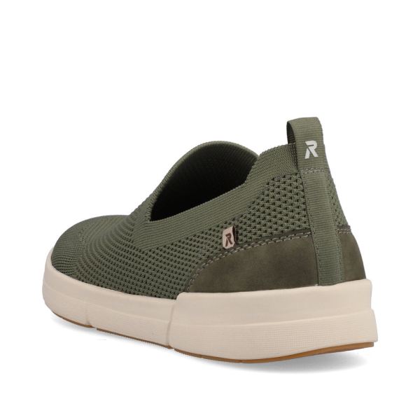 Rieker EVOLUTION Men's shoes | Style 07106 Athletic Slip-on - Green | Free Delivery