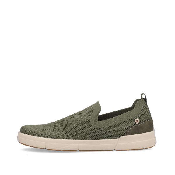 Rieker EVOLUTION Men's shoes | Style 07106 Athletic Slip-on - Green | Free Delivery