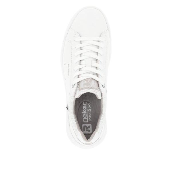 Rieker EVOLUTION Women's shoes | Style W1100 Athletic Lace-up - White | Free Delivery