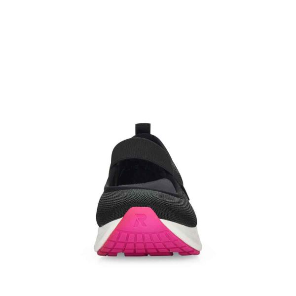 Rieker EVOLUTION Women's shoes | Style 42102 Athletic Slip-on - Black | Free Delivery
