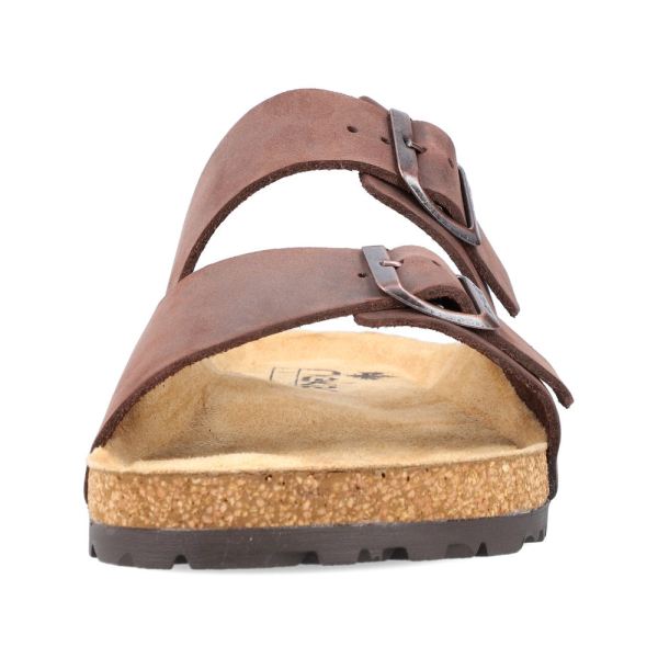 Rieker Men's sandals | Style 22190 Casual Mule - Brown | Free Delivery