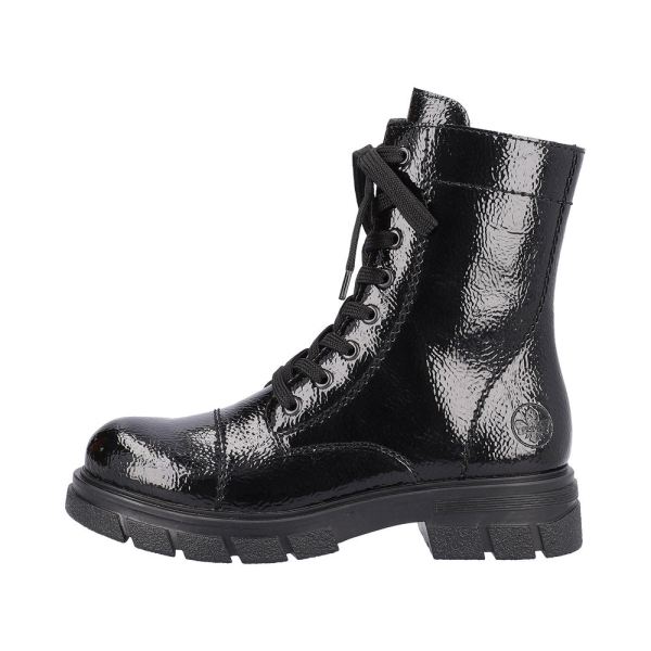 Rieker Synthetic Material Women's short boots| Z9122-00 Ankle Boots - Black | Free Delivery