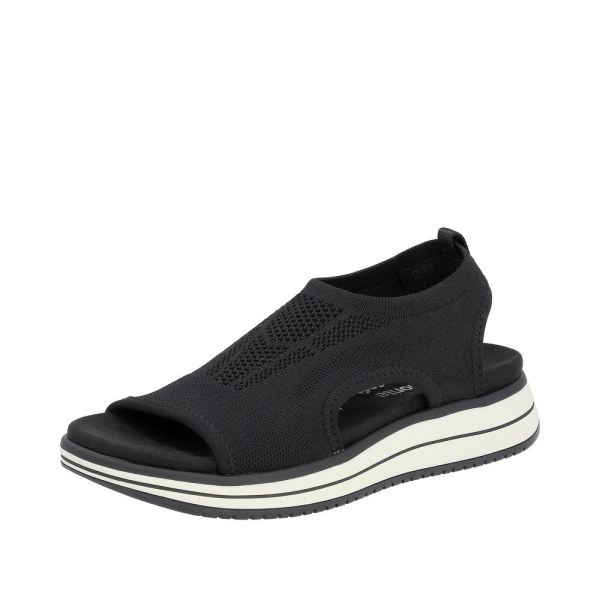 Remonte Women's sandals | Style D1J52 Athletic Sandal - Black | Free Delivery