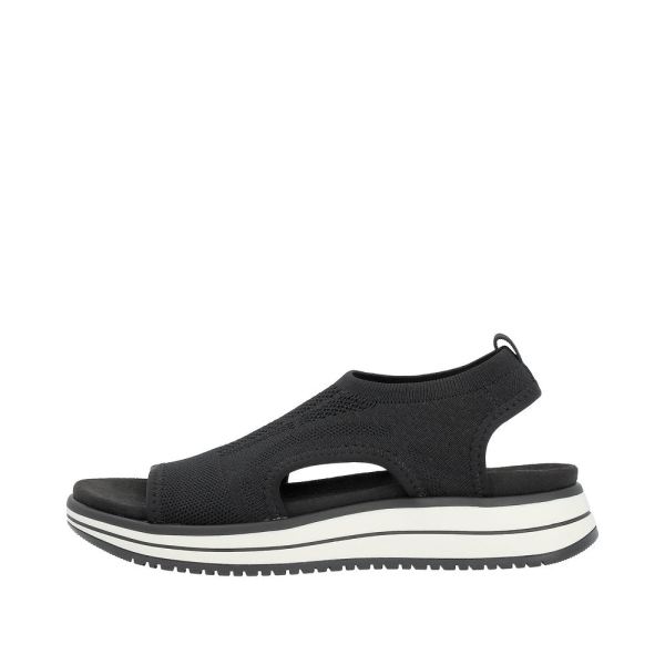 Remonte Women's sandals | Style D1J52 Athletic Sandal - Black | Free Delivery