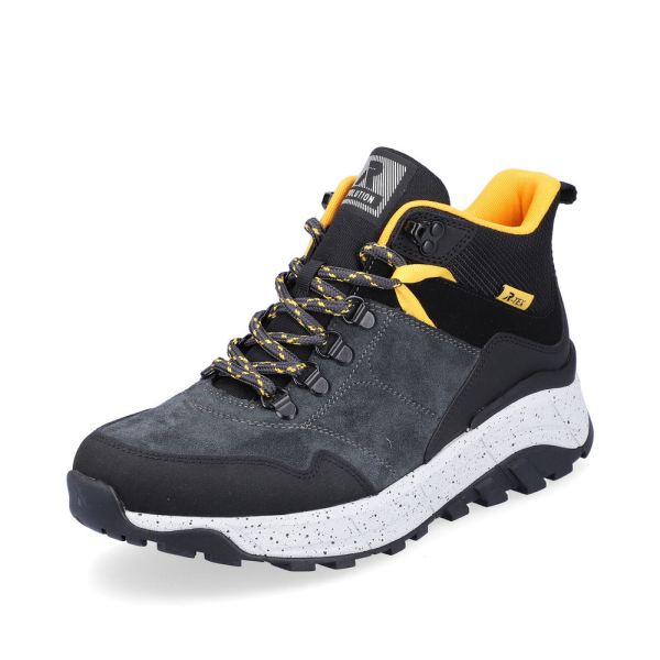 Rieker EVOLUTION Synthetic leather Women's mid height boots| W0062 Ankle Boots - Grey Combination | Free Delivery