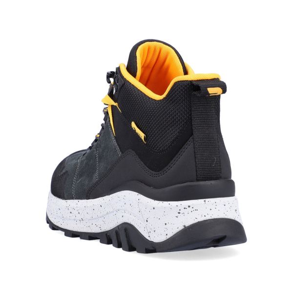 Rieker EVOLUTION Synthetic leather Women's mid height boots| W0062 Ankle Boots - Grey Combination | Free Delivery