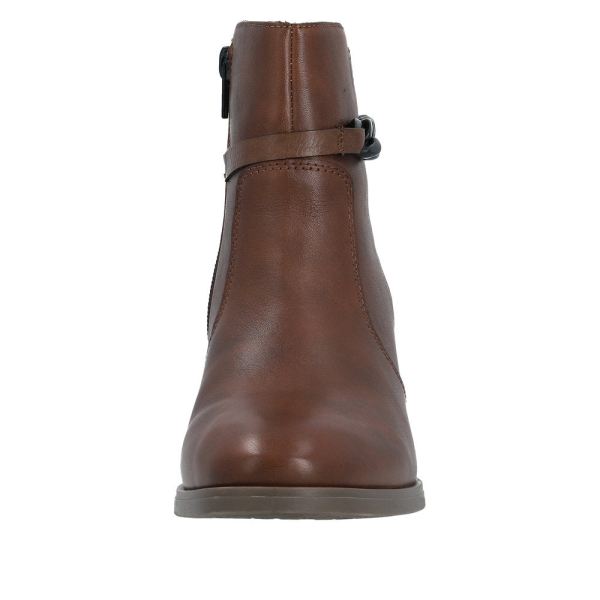 Remonte Leather Women's mid height boots| D0V73 Mid-height Boots - Brown | Free Delivery