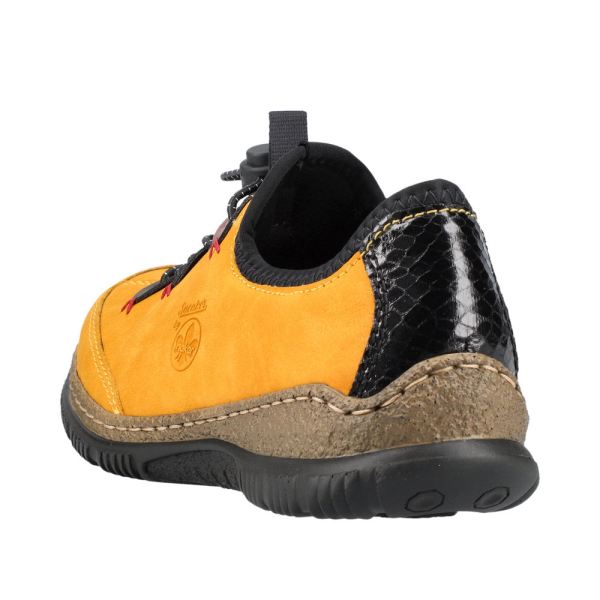Rieker Synthetic Material Women's shoes| N3271-68 - Yellow Combination | Free Delivery