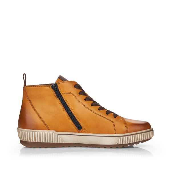 Remonte Leather Women's short boots| D0771 Ankle Boots - Yellow | Free Delivery