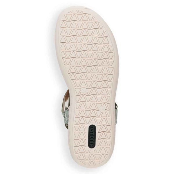 Remonte Women's sandals | Style D7752 Casual Sandal - Green Combination | Free Delivery