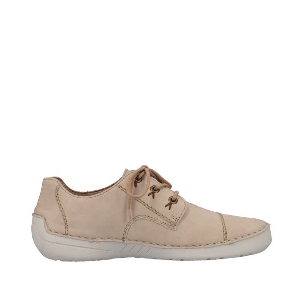 Rieker Women's shoes | Style 52520 Casual Lace-up - Beige | Free Delivery