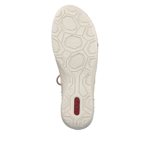 Rieker Women's shoes | Style 52520 Casual Lace-up - Beige | Free Delivery