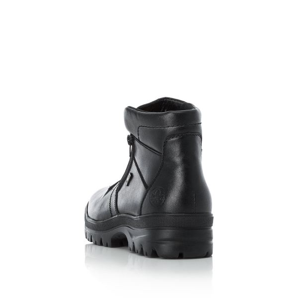 Rieker Leather Men's boots| F5463 Ankle BootsFlip Grip - Black | Free Delivery