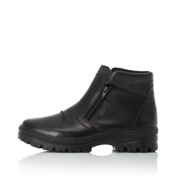 Rieker Leather Men's boots| F5463 Ankle BootsFlip Grip - Black | Free Delivery