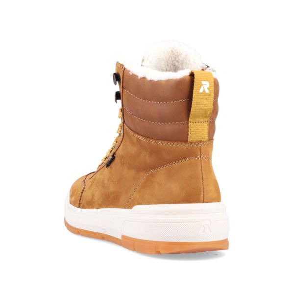 Rieker EVOLUTION Suede leather Men's boots| U0071 Ankle Boots - Yellow | Free Delivery