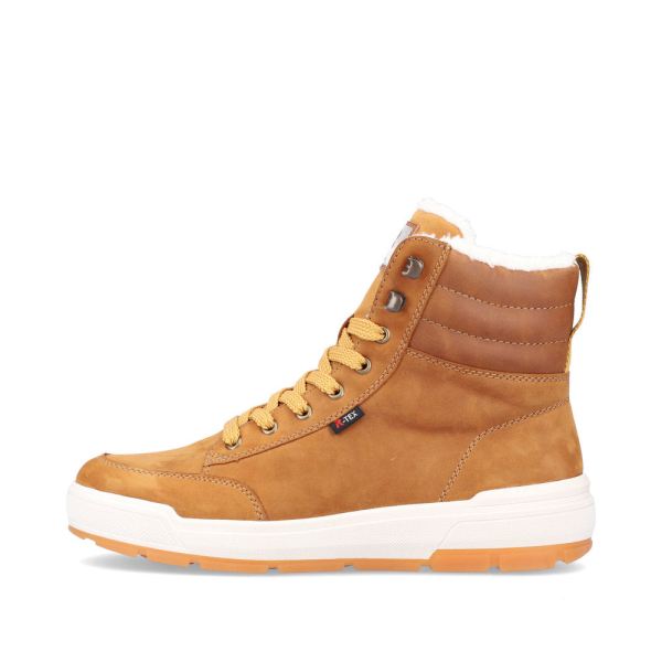 Rieker EVOLUTION Suede leather Men's boots| U0071 Ankle Boots - Yellow | Free Delivery