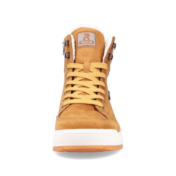Rieker EVOLUTION Suede leather Men's boots| U0071 Ankle Boots - Yellow | Free Delivery