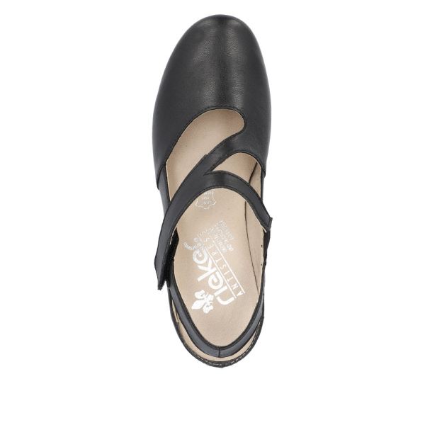Rieker Women's shoes | Style 41697 Dress Sling-back - Black | Free Delivery