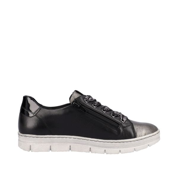 Remonte Leather Women's shoes| D5825 - Black Combination | Free Delivery