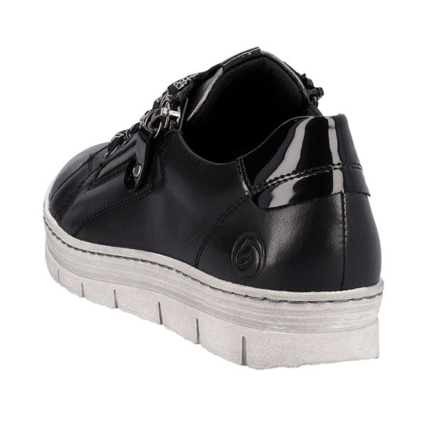 Remonte Leather Women's shoes| D5825 - Black Combination | Free Delivery