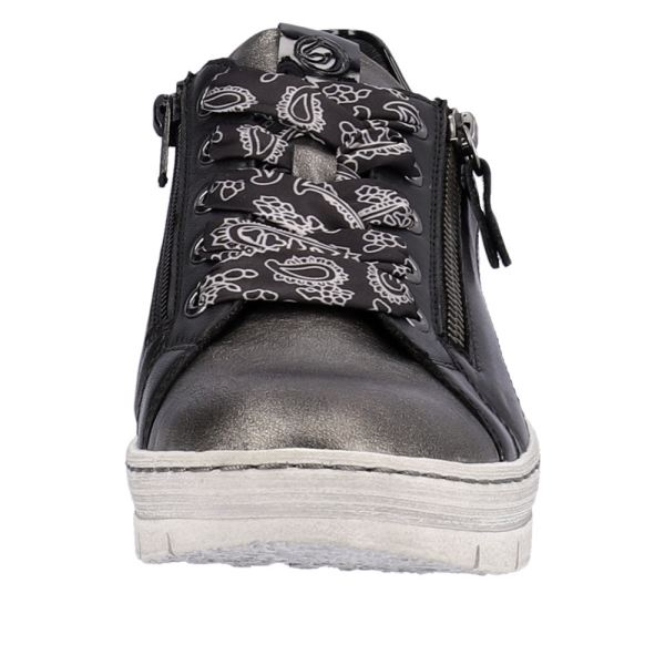 Remonte Leather Women's shoes| D5825 - Black Combination | Free Delivery